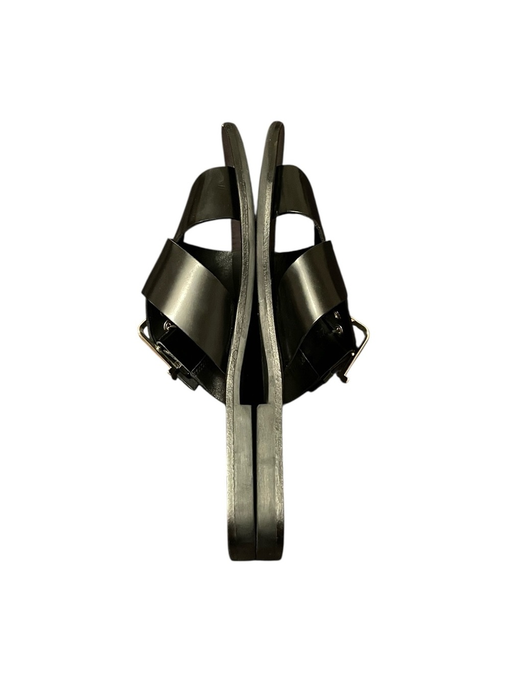 Ted Baker London Women's Black Joseei Flat Slip On Buckle Sandals Size 38.5 - Picture 5 of 8